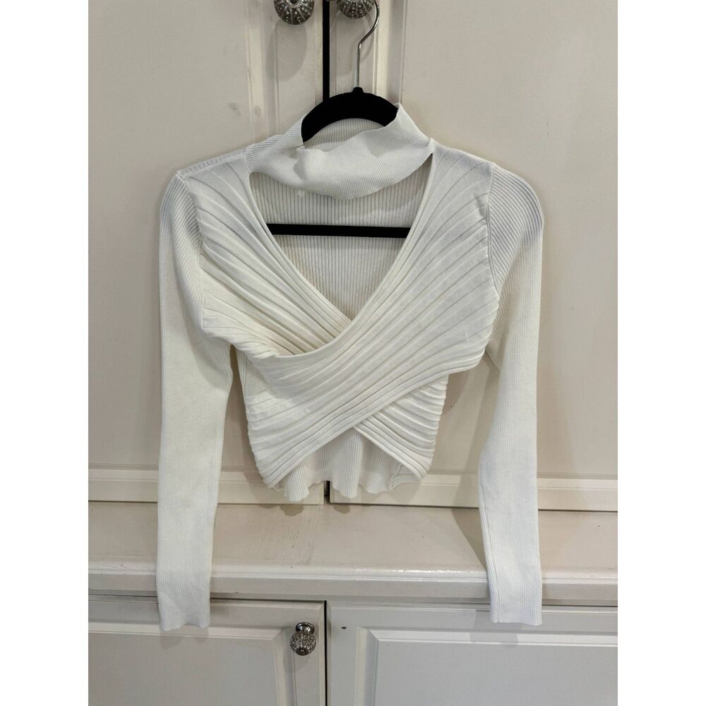 Princess Polly White Long Sleeve Shirt